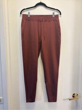 Greyson Leggings Women's M OSFM Rust Red Drawstring Stretch Golf Pants